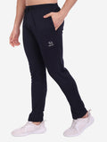Men Straight Fit Rapid-Dry Running Track Pants with Side Pocket