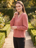 Women Solid V-Neck Regular Fit Top