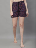 Women Floral Printed Lounge Shorts