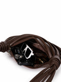 Women’s PU Leather Shoulder Bag | Stylish Brown Hobo Handbag for Women