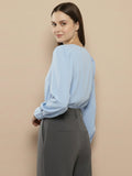 Women Solid V-Neck Regular Fit Top