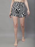 Women Checked Lounge Shorts