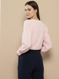 Women Solid V-Neck Regular Fit Top