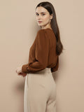 Women Solid V-Neck Regular Fit Top