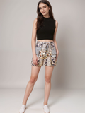 Women Printed Mid-Rise Lounge Shorts