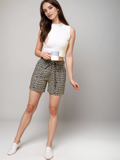 Women Printed Mid-Rise Lounge Shorts