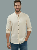 Vida Loca Full Sleeve Chinese collar Cotton Slim Shirt For men and Boys.