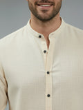 Vida Loca Full Sleeve Chinese collar Cotton Slim Shirt For men and Boys.