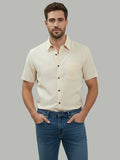 Vida Loca Half Sleeve Spread Collar Cotton Slim Shirt For men and Boys.