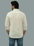 Vida Loca Full Sleeve Spread Collar Cotton Slim Shirt For men and Boys.