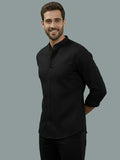 Vida Loca Full Sleeve Chinese collar Cotton Slim Shirt For men and Boys.