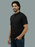 Vida Loca Half Sleeve Chinese collar Cotton Slim Shirt For men and Boys.