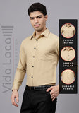 Men's Cotton Blend Slim Fit Formal Shirt