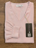 Women’s Crepe Formal Top | Elegant V-Neck Office Wear Blouse