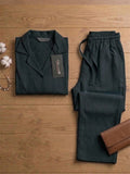 Women’s Black Relaxed Fit Co-Ord Lounge Set