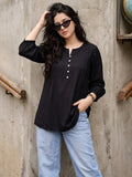 Elegant Viscose Casual Top for Women | Soft & Stylish Everyday Wear