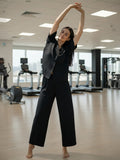 Women’s Black Relaxed Fit Co-Ord Lounge Set