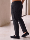 Men’s Cotton Drawstring Casual Trousers | Comfortable Regular Fit Pants