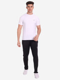 Men Straight Fit Rapid-Dry Running Track Pants with Side Pocket