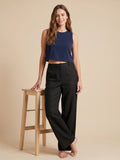 Vida Loca Black Color Trousers For Women And Girls
