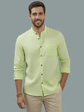 Vida Loca Full Sleeve Chinese collar Cotton Slim Shirt For men and Boys.