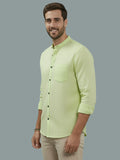 Vida Loca Full Sleeve Chinese collar Cotton Slim Shirt For men and Boys.