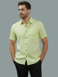 Vida Loca Half Sleeve Spread Collar Cotton Slim Shirt For men and Boys.