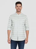 Vida Loca Men's Multi Stripe Strip Full Sleeve Shirt