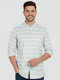 Vida Loca Men's Multi Stripe Strip Full Sleeve Shirt