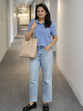 Women’s Cream PU Leather Tote Handbag | Stylish Spacious Shoulder & Carry Bag with Front Pocket