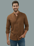 Vida Loca Full Sleeve Chinese collar Cotton Slim Shirt For men and Boys.