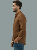 Vida Loca Full Sleeve Chinese collar Cotton Slim Shirt For men and Boys.