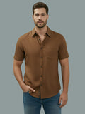 Vida Loca Half Sleeve Spread Collar Cotton Slim Shirt For men and Boys.