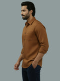 Vida Loca Full Sleeve Spread Collar Cotton Slim Shirt For men and Boys.