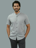 Vida Loca Half Sleeve Chinese collar Cotton Slim Shirt For men and Boys.