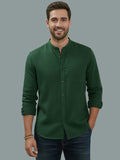Vida Loca Full Sleeve Chinese collar Cotton Slim Shirt For men and Boys.