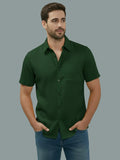 Vida Loca Half Sleeve Spread Collar Cotton Slim Shirt For men and Boys.