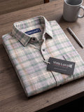 Men’s Checked Casual Shirt – Pure Cotton Fabric