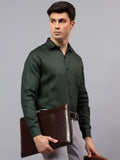 Apektra Men's Regular Fit Full Sleeve Spread Collar Premium Cotton Casual Shirt for Men