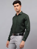 Apektra Men's Regular Fit Full Sleeve Spread Collar Premium Cotton Casual Shirt for Men