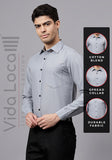 Men's Cotton Blend Slim Fit Formal Shirt