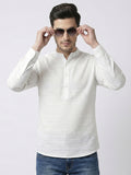 Mens Strip Full Sleeve Kurta