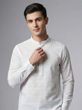 Mens Strip Full Sleeve Kurta