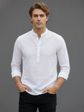 100% Cotton Mens Strip Full Sleeve Kurta