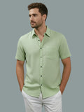 Vida Loca Half Sleeve Spread Collar Cotton Slim Shirt For men and Boys.