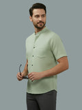 Vida Loca Half Sleeve Chinese collar Cotton Slim Shirt For men and Boys.