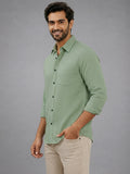 Men's White Self-Design Pure Cotton Straight Kurta | Mandarin Collar | Full Sleev