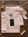 Vida Loca Peach Two Piece Set, Loungewear Set T-shirt & Shorts, Short Sleeve Women And Girls