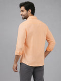 Men's White Self-Design Pure Cotton Straight Kurta | Mandarin Collar | Full Sleev