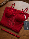 Women's Lace Mesh Babydoll Nightdress with Matching Thong ( 535 )